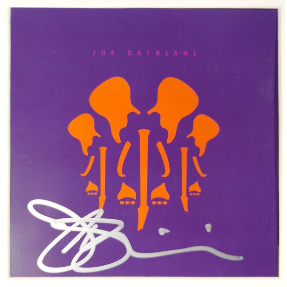 Joe Satriani Autographed Elephants of Mars CD Beckett COA Rock Music Album Frame - Picture 2 of 5